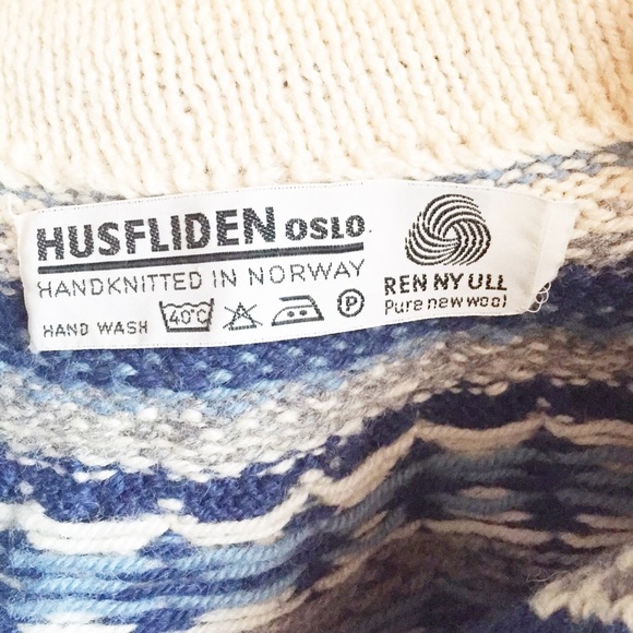 Husfliden Hand Knitted In Norway Button Down Cardigan - Picture 9 of 14
